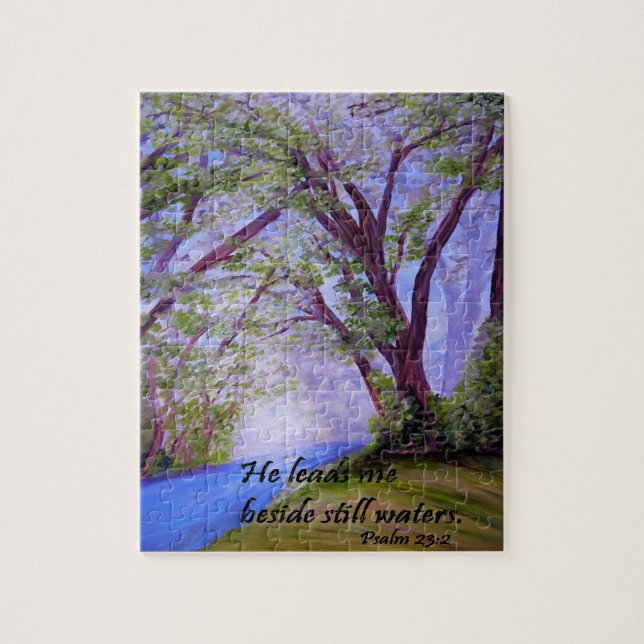 Beside Still Waters Jigsaw Puzzle (Vertical)