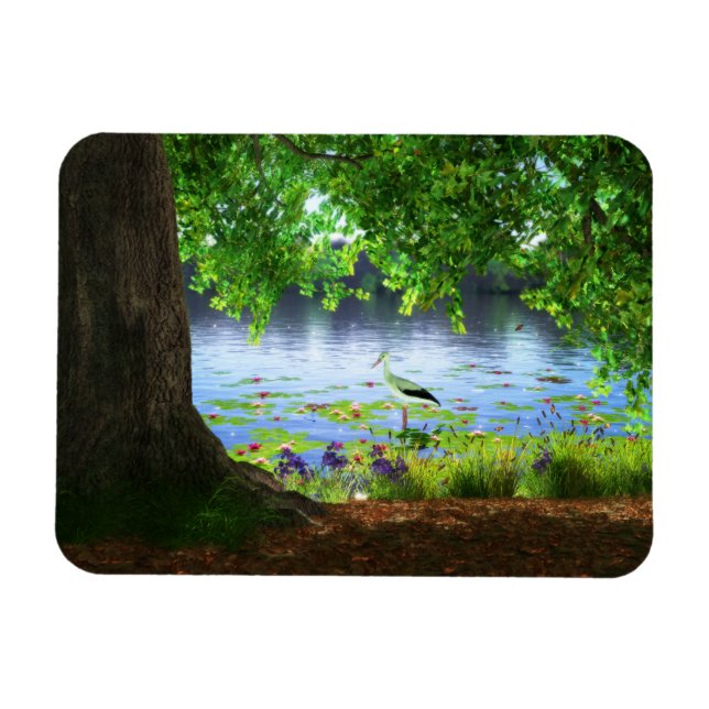 Beside the Still Water Flexible Magnet (Horizontal)