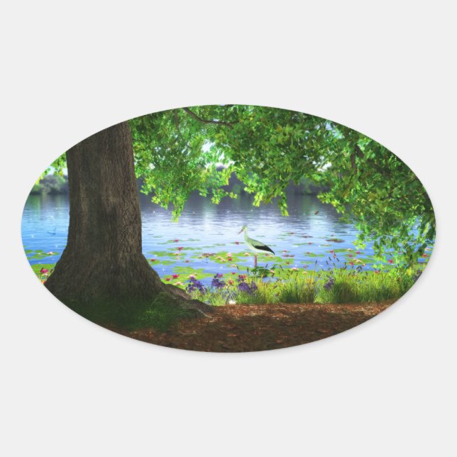 Beside the Still Water Stickers (Front)