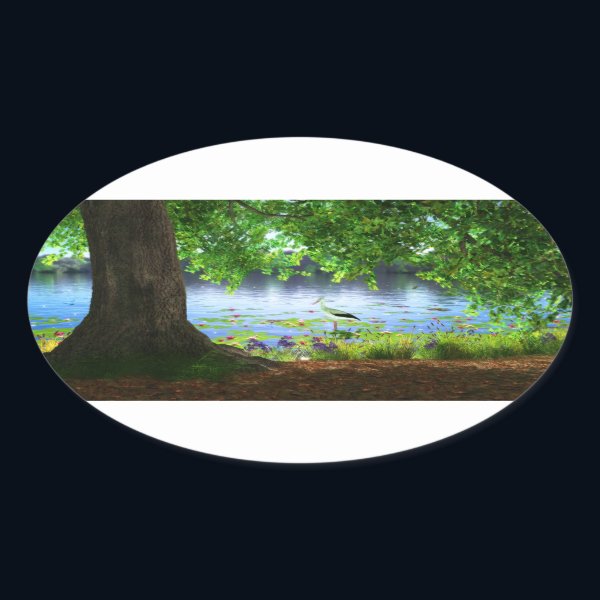 Beside the Still Water Stickers