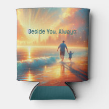 Beside You Always - Personalized Family Can Cooler
