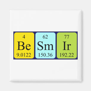 Besmir periodic table name magnet