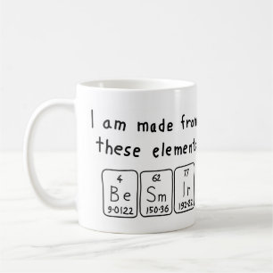 Besmir periodic table name mug