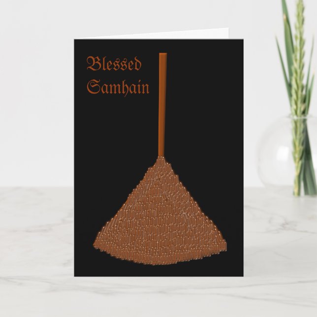 Besom Custom Samhain  Card (Front)