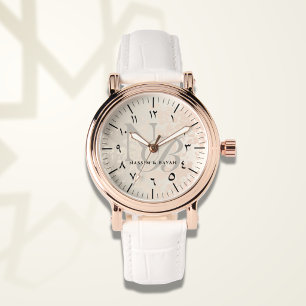 Bespoke Bride Monogram Rose Gold Watch