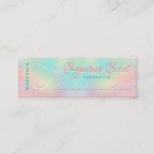 Bespoke fragrance personal scent sniff note mix mini business card