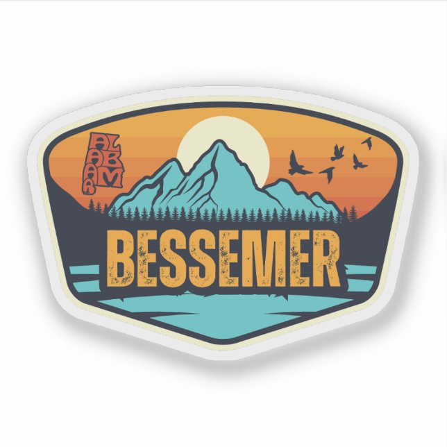 Bessemer, Alabama Sticker (Front)
