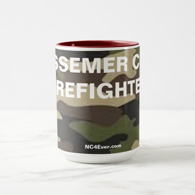 BESSEMER CITY FIREFIGHTER CAMO MUG (Center)