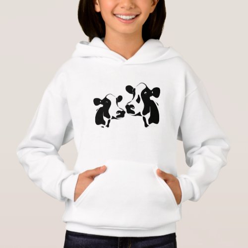 Bessie and Nellie the Cows Hoodie