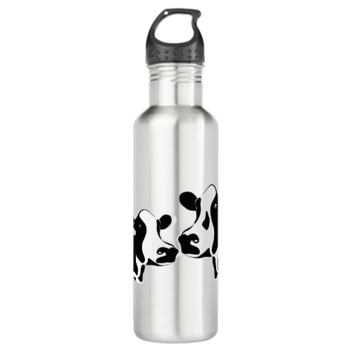 Bessie and Nellie the Cows Stainless Steel Water Bottle