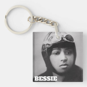 Bessie Coleman - Aviation Pioneer Keychain