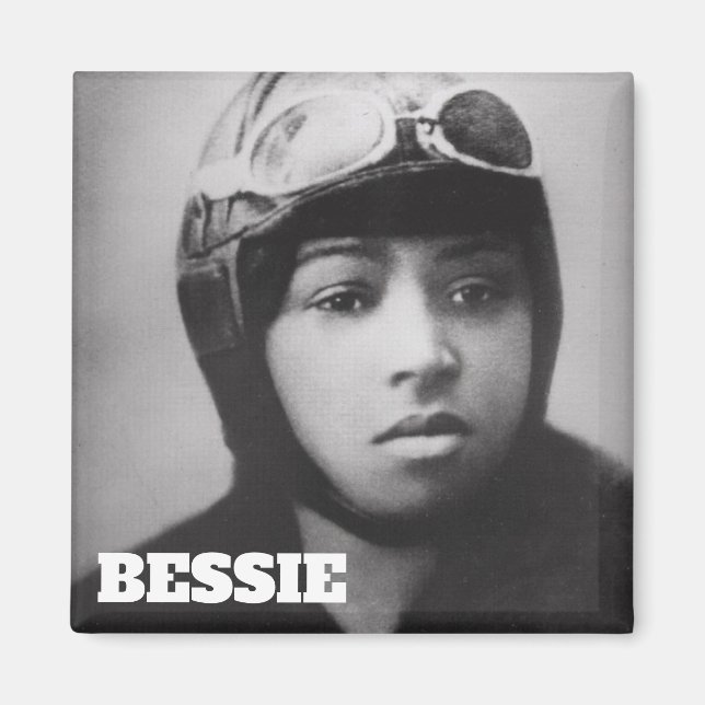 Bessie Coleman - Aviation Pioneer Magnet (Front)
