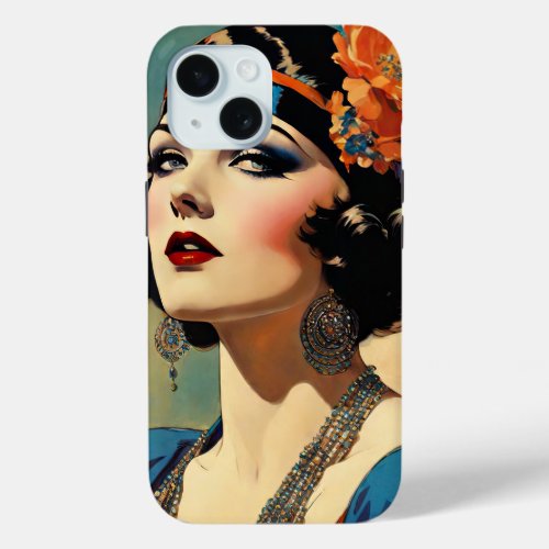 Bessie The Beautiful Flapper iPhone 15 Case