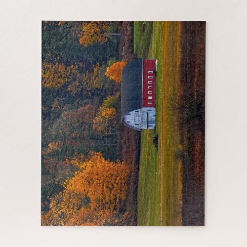 Bessner Barn Guemes Island Jigsaw Puzzle