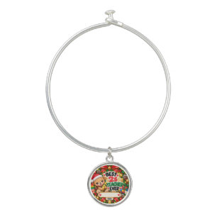 Best 2s Teacher Ever Christmas Ornament 2026 Bangle Bracelet