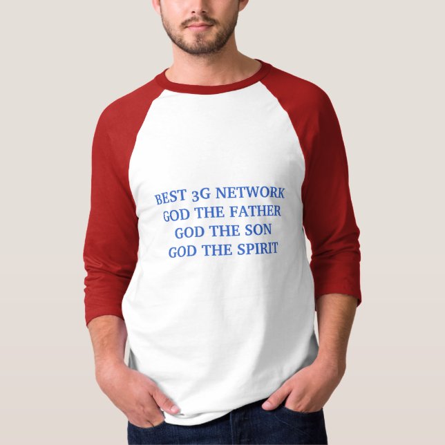 BEST 3G NETWORKGOD THE FATHERGOD THE SONGOD THE... T-Shirt (Front)