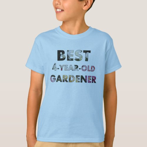 Best 4_Year_Old Gardener Roses  Mira T_Shirt