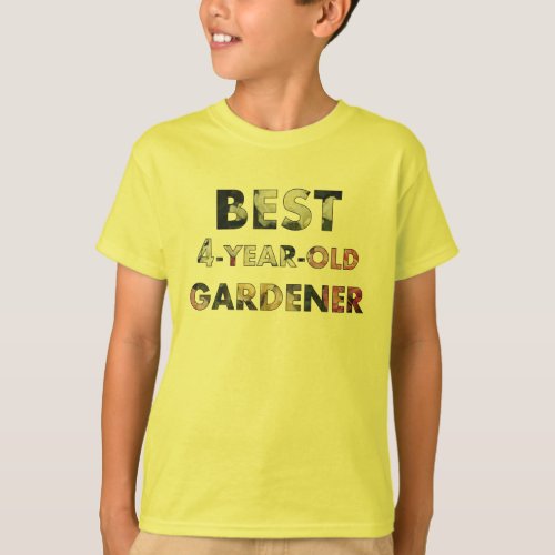 Best 4_Year_Old Gardener Roses  Mira T_Shirt