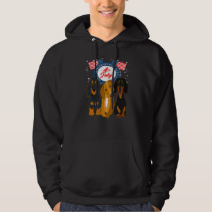 Best 4th Of July Doxies Cute Dachshund Funny Wiene Hoodie