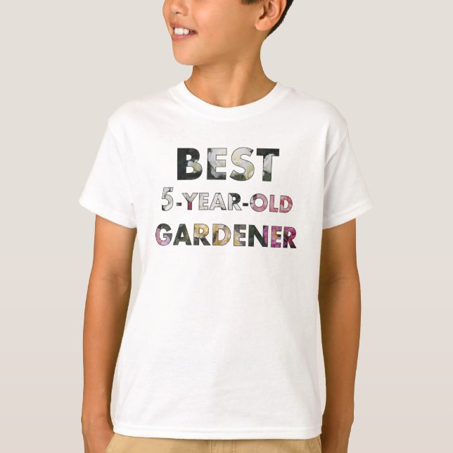 Best 5-Year-Old Gardener Roses (© Mira) T-Shirt (Front)