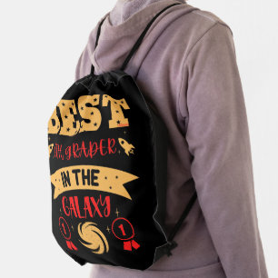 BEST 6TH GRADER IN THE GALAXY funny cute           Drawstring Bag