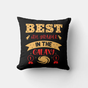 BEST 6TH GRADER IN THE GALAXY funny cute           Throw Pillow