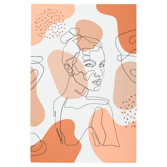 Best Abstract Metal Wall Art Painting (Front)