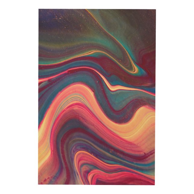 Best abstract wood wall design  art (Front)