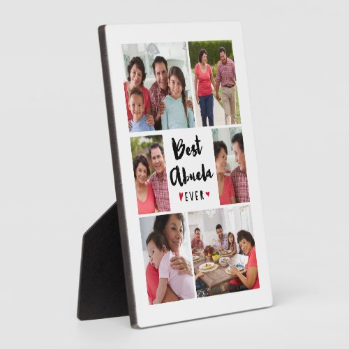 Best Abuela Ever Photo Collage Plaque