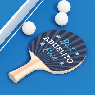 Best Abuelito Ever   Cool Grandpa Father's Day Ping Pong Paddle