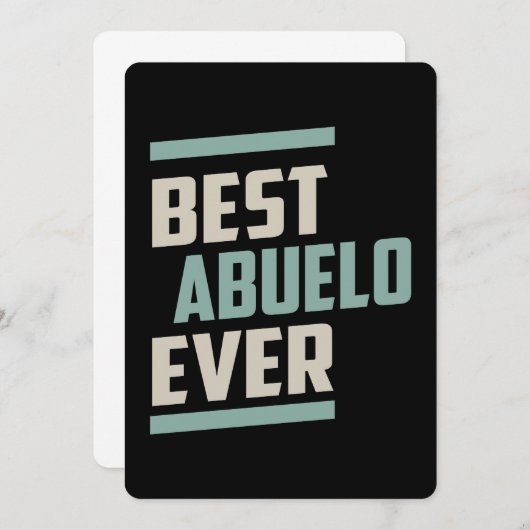 Best Abuelo Ever (Front/Back)