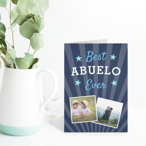 Best Abuelo Ever  Fathers Day Photo Card