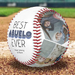 Best Abuelo Ever Photo Baseball<br><div class="desc">Keepsake grandfather baseball featuring 4 family photos for you to replace with your own,  the saying "BEST ABUELO EVER",  and the childrens names.</div>