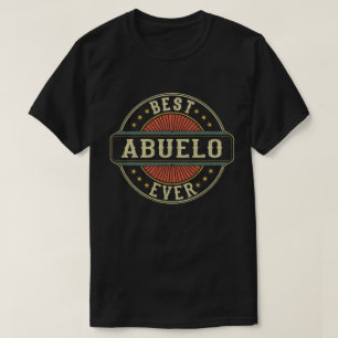 Best Abuelo Ever Retro Vintage Spanish Grandpa  T-Shirt