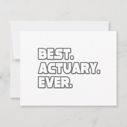 Best Actuary Ever (Front)