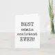 Best Admin Assistant Ever, Appreciation Card | Zazzle