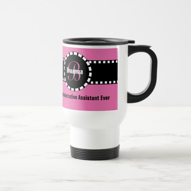 Best ADMINISTRATIVE ASSISTANT Ever Custom Name V4 Travel Mug (Right)