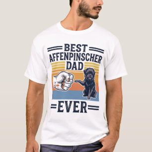 Best Affenpinscher Dad Ever Vintage Dog Shirt_1 T-Shirt
