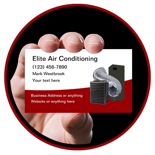Best Air Conditioning Service Business Cars Card (Creator Uploaded)