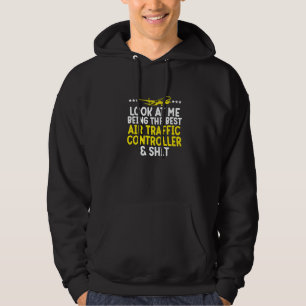 Best Air Traffic Controller Aviation Airplane Grap Hoodie