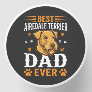 Best Airedale Terrier Dad Ever Dog Lover Mini Candle Favors