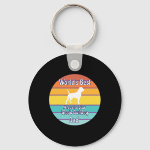 Best Alapaha Blue Blood Bulldog Dad Keychain