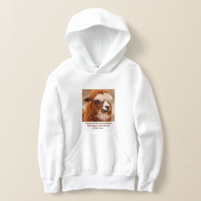 Best Alpaca Monobrow Hoodie (Laydown)