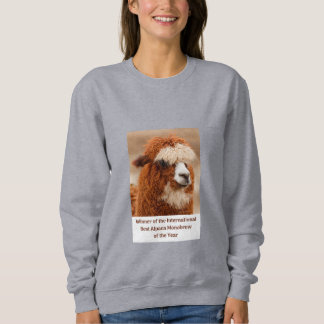Best Alpaca Monobrow Sweatshirt