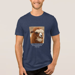 Best Alpaca Monobrow Tri-Blend Shirt