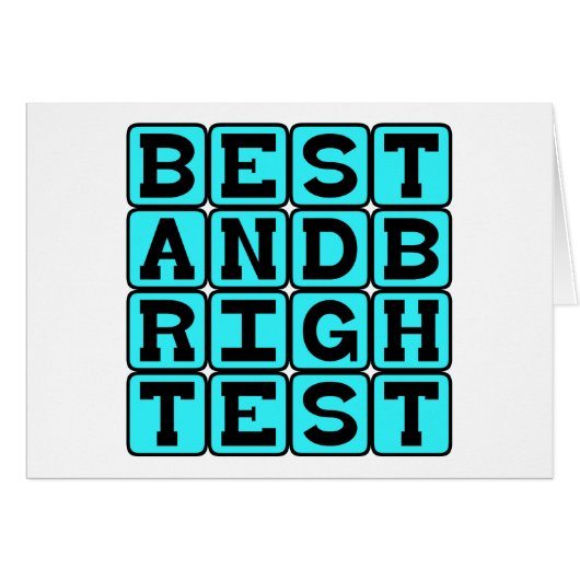 Best and Brightest, Alliterative Term Cards (Front Horizontal)