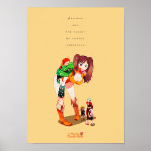 Best Anime Quotes About Family and Friends Poster