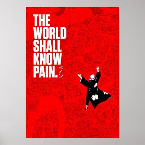 Best Anime Quotes about Pain Poster