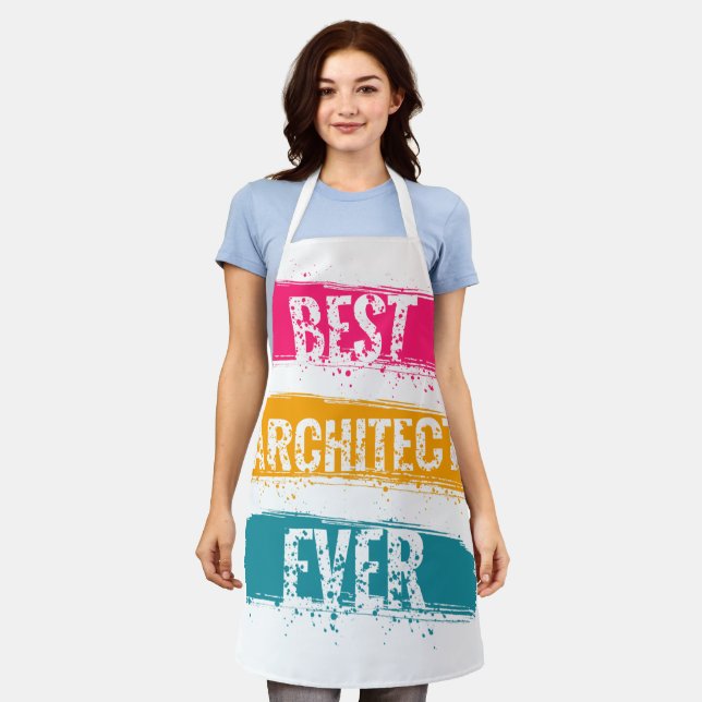 Best Architect Ever Apron (Worn)