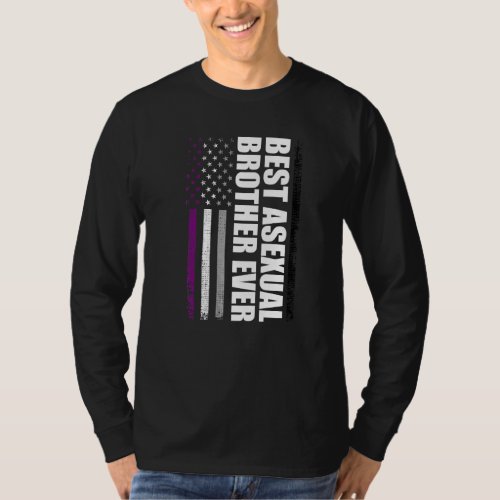 Best Asexual Brother Ever Csd Pride Month T_Shirt